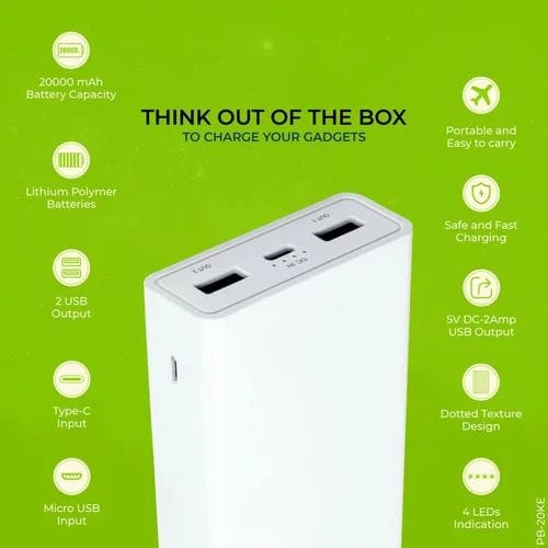 MOBILE POWER BANK 20000MAH