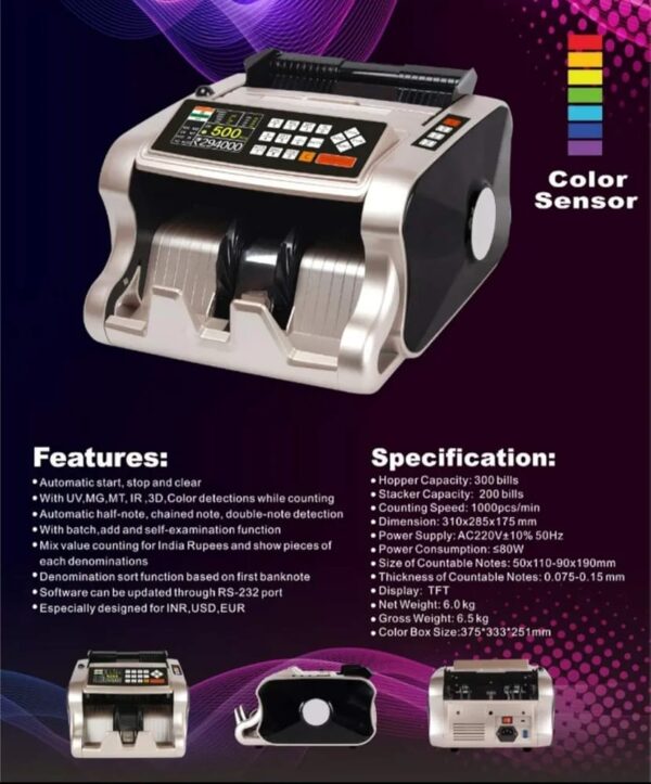 Money counting machine