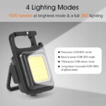 COB Rechargeable Keychain Light