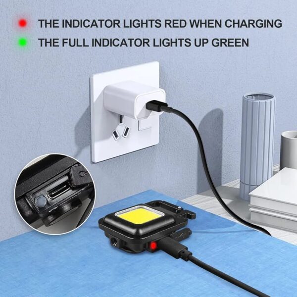 COB Rechargeable Keychain Light