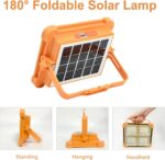solar-powered LED flood light