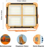 solar-powered LED flood light