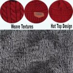 winter beanie cap and neck warmer set