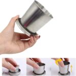 Stainless steel collapsible cup