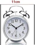 Twin-bell analog alarm clock