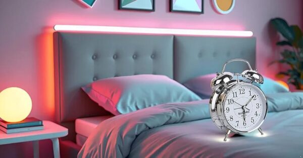 Twin-bell analog alarm clock