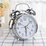 Twin-bell analog alarm clock