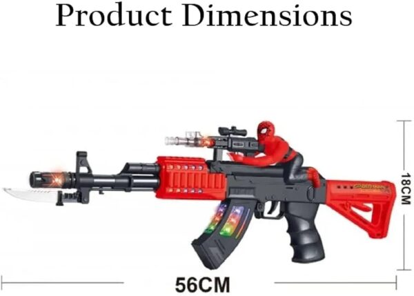 Spider-Man-themed toy gun set