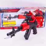 Spider-Man-themed toy gun set