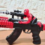 Spider-Man-themed toy gun set