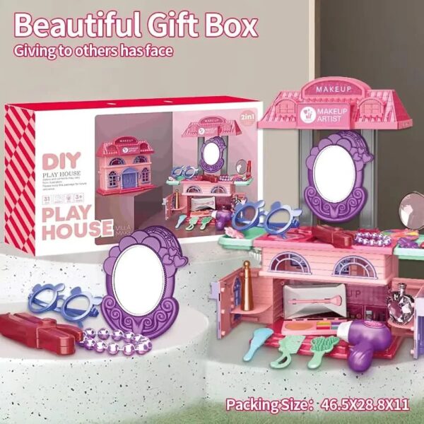 DIY Play House VILLA MEKEUP (girl)