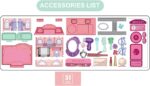 DIY Play House VILLA MEKEUP (girl)