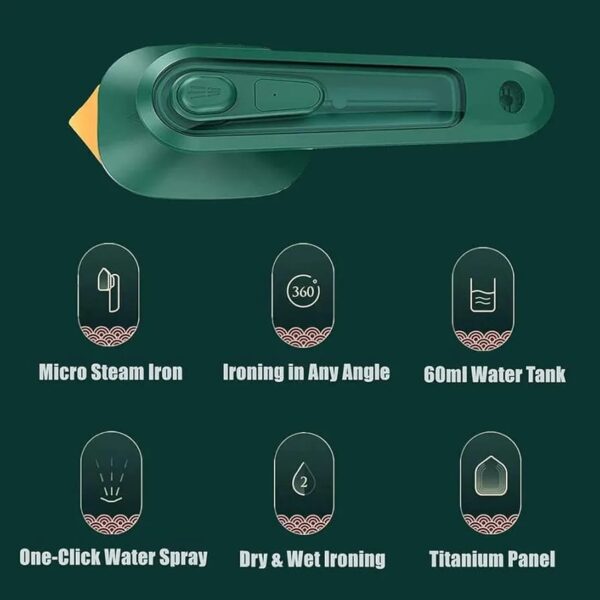 Portable mini dry iron