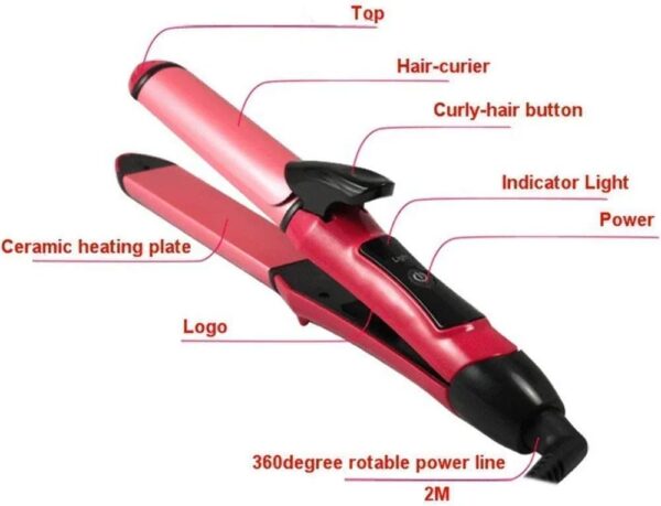 Nova 2-in-1 Hair Straightener and Curler