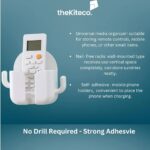 Wall-mounted mobile phone holder or stand