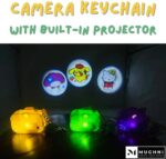 Mini projector camera keychain