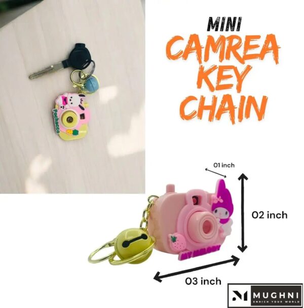 Mini projector camera keychain