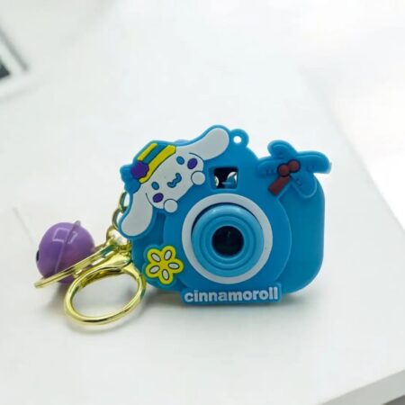 Mini projector camera keychain