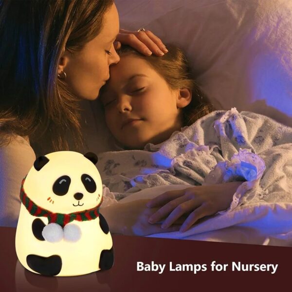 Panda silicone night light