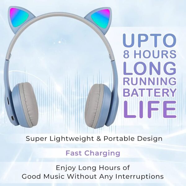 P47M Cat Ear Wireless Headphones