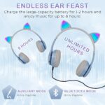 P47M Cat Ear Wireless Headphones