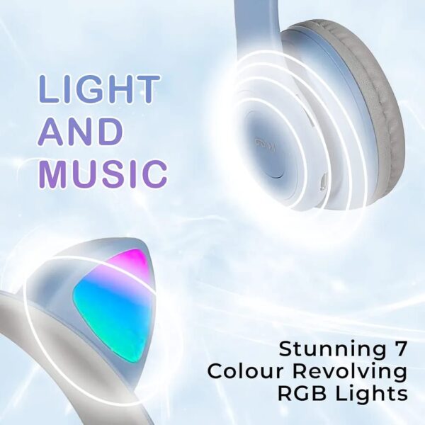 P47M Cat Ear Wireless Headphones