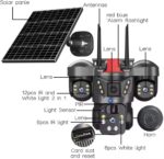 Solar-powered 4G/WiFi security camera