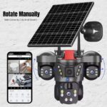 Solar-powered 4G/WiFi security camera
