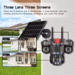 Solar-powered 4G/WiFi security camera