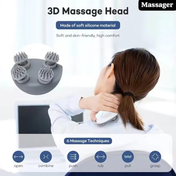 Smart scalp massager