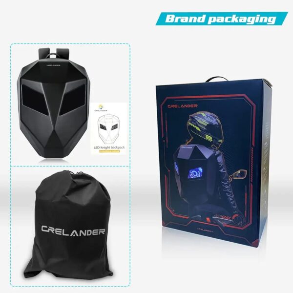 LED Knight Backpack bag