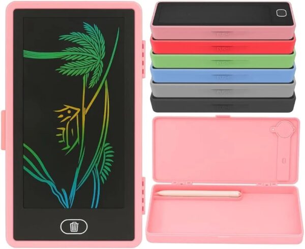 2-in-1 LCD writing tablet and pencil case