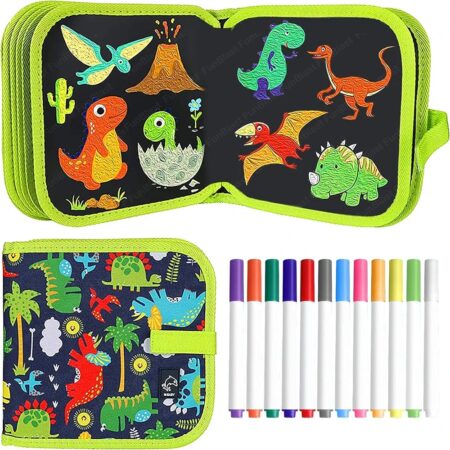 Reusable erasable doodle book or slate kit