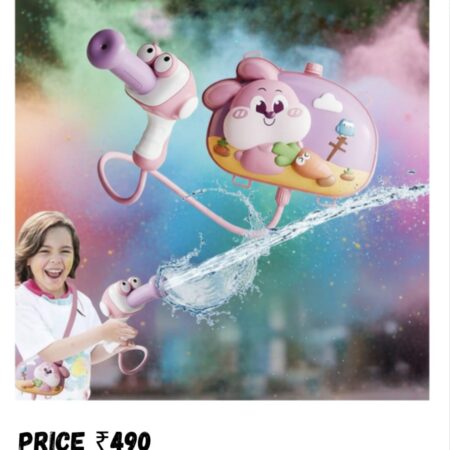 children's cartoon backpack water gun