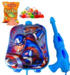 water gun toy with a backpack tank