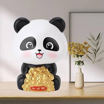 Decorative panda figurine