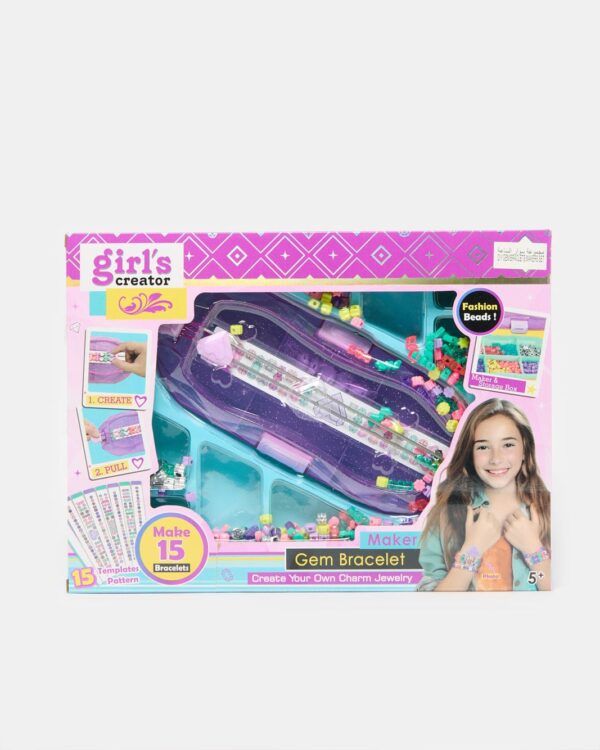 Girl's Creator Gem Bracelet Maker set