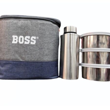Boss Lotus stainless steel insulated lunch box set