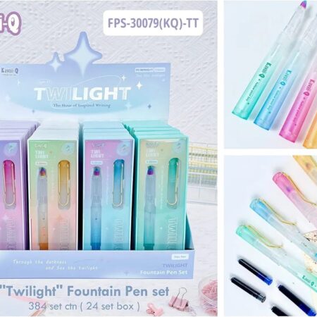 Aesthetic fountain pen sets
