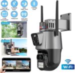 Dual Lens WiFi Outdoor Security Camera