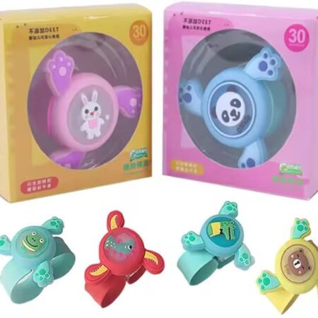 kids' LED light-up spinning slap bracelet