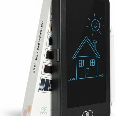 Built-in LCD writing tablet on the cover