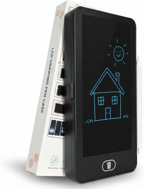 Built-in LCD writing tablet on the cover