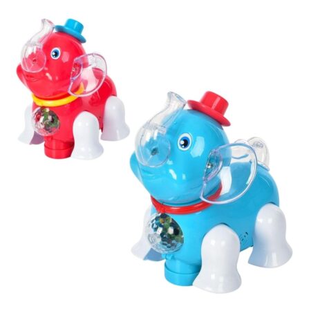 Kids Mandi red musical dancing elephant toy